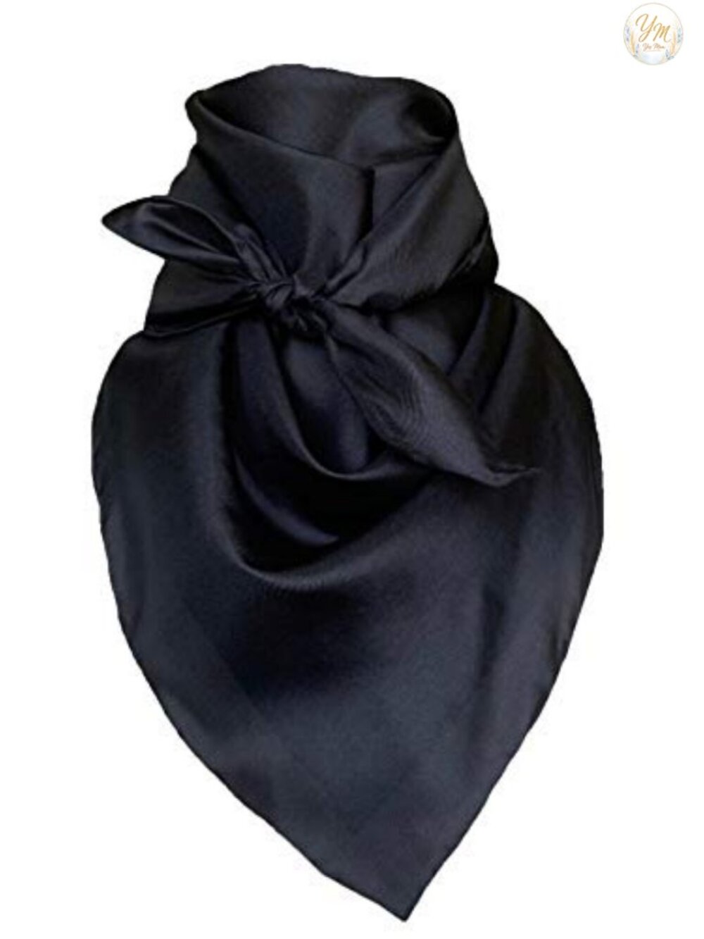 Silk Cowboy Wild Rag Scarf Bandana Hand Stitched Hem 34.5 or 42 Inch